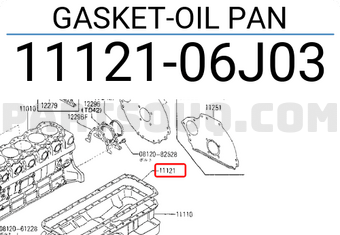 Nissan 1112106J03 GASKET-OIL PAN