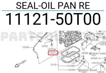 Nissan 1112150T00 SEAL-OIL PAN RE