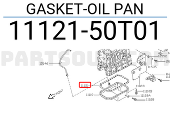 Nissan 1112150T01 GASKET-OIL PAN
