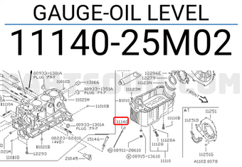 Nissan 1114025M02 GAUGE-OIL LEVEL