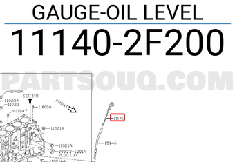 Nissan 111402F200 GAUGE-OIL LEVEL