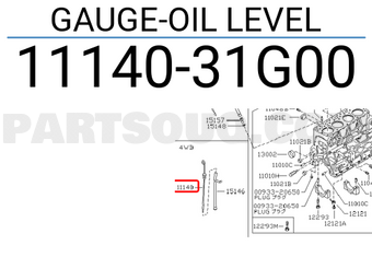 Nissan 1114031G00 GAUGE-OIL LEVEL