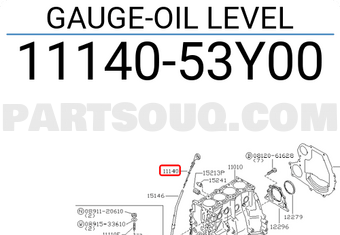 Nissan 1114053Y00 GAUGE-OIL LEVEL