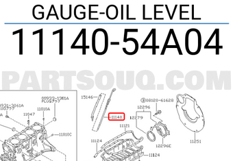 Nissan 1114054A04 GAUGE-OIL LEVEL