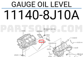 Nissan 111408J10A GAUGE OIL LEVEL