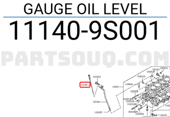 Nissan 111409S001 GAUGE OIL LEVEL