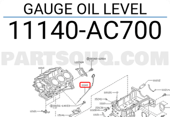 Nissan 11140AC700 GAUGE OIL LEVEL