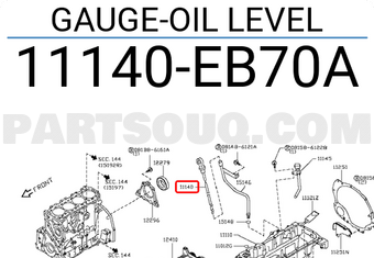 Nissan 11140EB70A GAUGE-OIL LEVEL