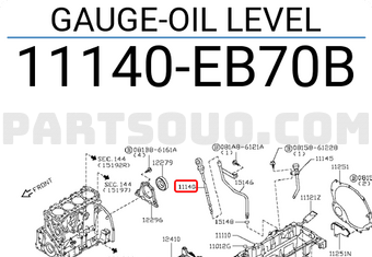 Nissan 11140EB70B GAUGE-OIL LEVEL