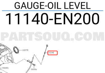 Nissan 11140EN200 GAUGE-OIL LEVEL