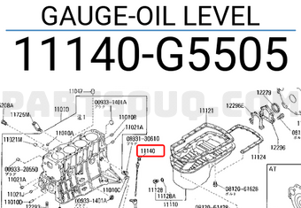 Nissan 11140G5505 GAUGE-OIL LEVEL