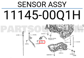 Nissan 1114500Q1H SENSOR ASSY