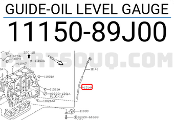 Nissan 1115089J00 GUIDE-OIL LEVEL GAUGE