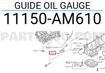 Nissan 11150AM610 GUIDE OIL GAUGE