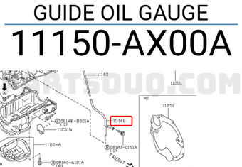 Nissan 11150AX00A GUIDE OIL GAUGE