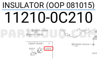Nissan 112100C210 INSULATOR (OOP 081015)