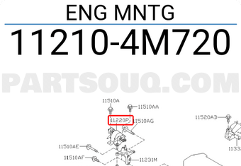 Nissan 112104M720 ENG MNTG