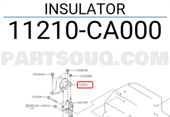 Nissan 11210CA000 INSULATOR