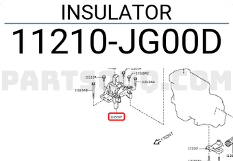 Nissan 11210JG00D INSULATOR