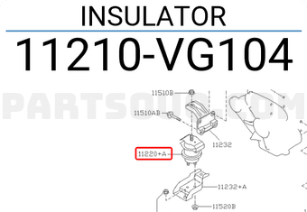 Nissan 11210VG104 INSULATOR