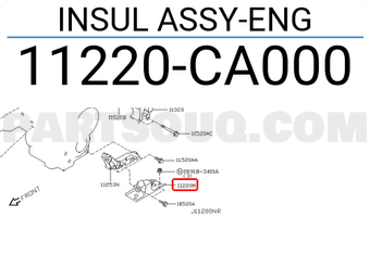 Nissan 11220CA000 INSUL ASSY-ENG