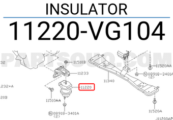 Nissan 11220VG104 INSULATOR