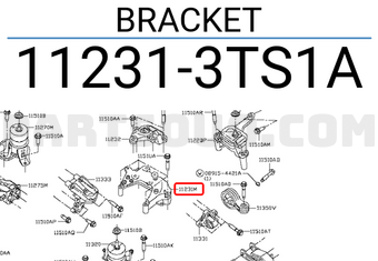 Nissan 112313TS1A BRACKET