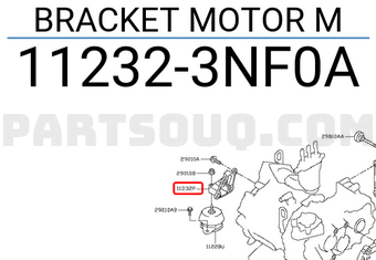 Nissan 112323NF0A BRACKET MOTOR M