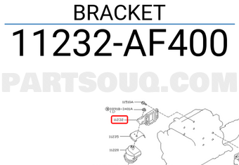 Nissan 11232AF400 BRACKET