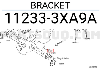Nissan 112333XA9A BRACKET