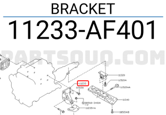 Nissan 11233AF401 BRACKET