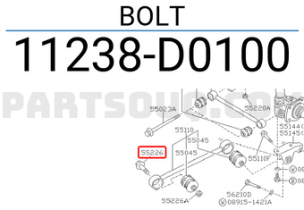 Nissan 11238D0100 BOLT