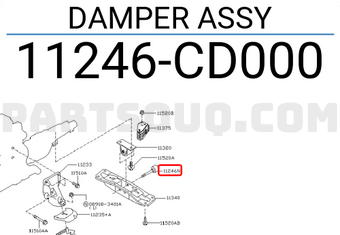 Nissan 11246CD000 DAMPER ASSY