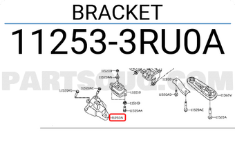 Nissan 112533RU0A BRACKET