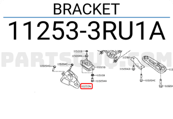 Nissan 112533RU1A BRACKET