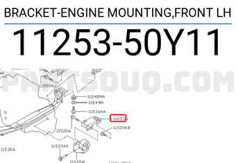 Nissan 1125350Y11 BRACKET-ENGINE MOUNTING,FRONT LH