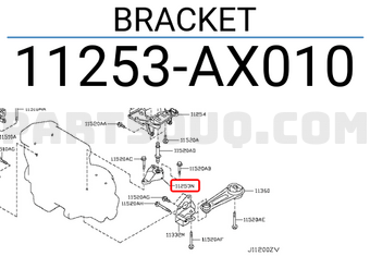 Nissan 11253AX010 BRACKET