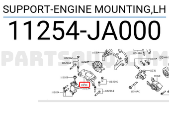 Nissan 11254JA000 SUPPORT-ENGINE MOUNTING,LH