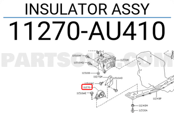 Nissan 11270AU410 INSULATOR ASSY