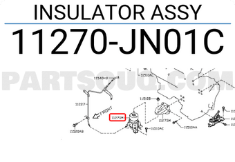 Nissan 11270JN01C INSULATOR ASSY