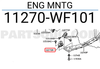 Nissan 11270WF101 ENG MNTG