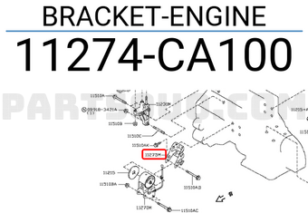 Nissan 11274CA100 BRACKET-ENGINE