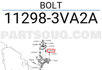 Nissan 112983VA2A BOLT