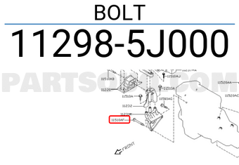 Nissan 112985J000 BOLT