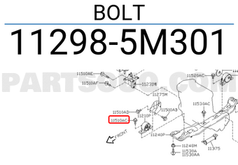 Nissan 112985M301 BOLT