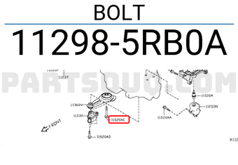 Nissan 112985RB0A BOLT