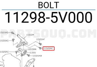 Nissan 112985V000 BOLT