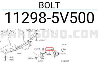 Nissan 112985V500 BOLT