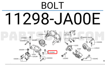Nissan 11298JA00E BOLT
