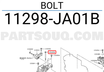 Nissan 11298JA01B BOLT